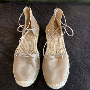 New Eileen Fisher Suede Espadrilles
